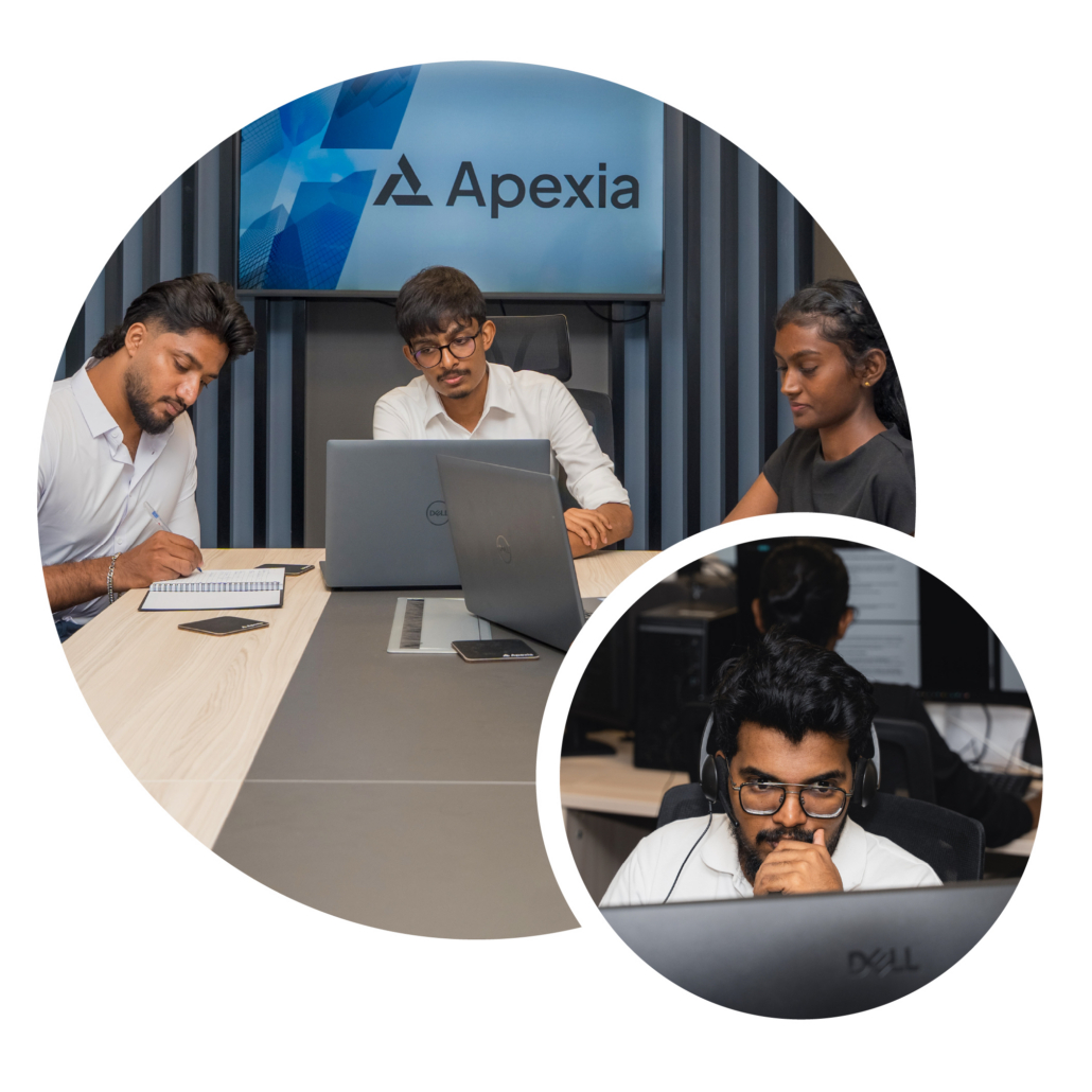 Apexia team working together